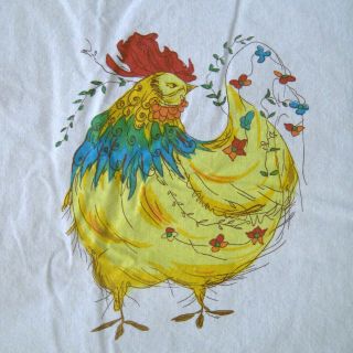 April Cornell Tablecloth Napkin Set 13 Country Farmhouse Rooster Chicken 78 Inch