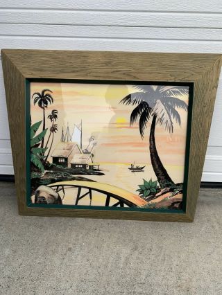 Vintage Carlo Of Hollywood Painting