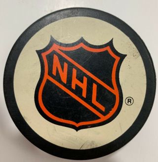 Vintage National Hockey League Trench Mfg Official Nhl Hockey Puck Rare