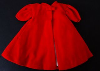 Vintage Barbie Dolls Red Flare Coat