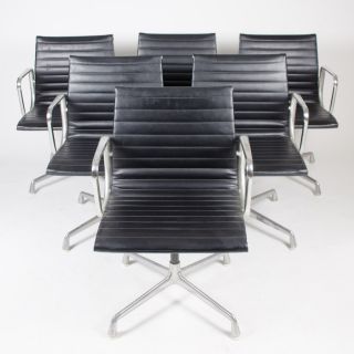 Herman Miller Eames Aluminum Group Executive Task Chairs Black 4x Available