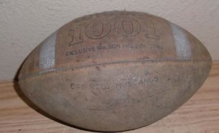 Vintage Cal Poly Mustangs Wilson Game Football Ball
