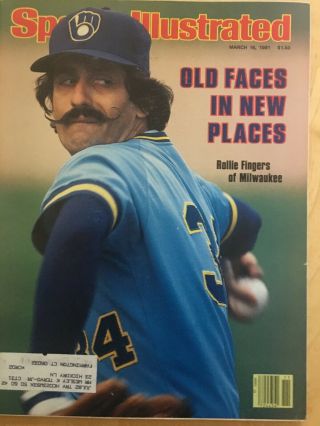 Sports Illustrated March 16,  1981 - Rollie Fingers