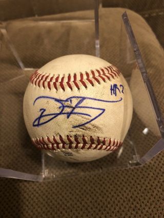 2019 Brice Turang Signed Game Home Run Hr Baseball Brewers Prospect