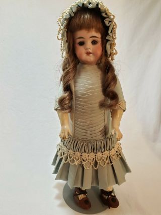 Sonneberger Porzellanfabrik Doll 129 Bisque German Girl Doll Vintage Antique S&p