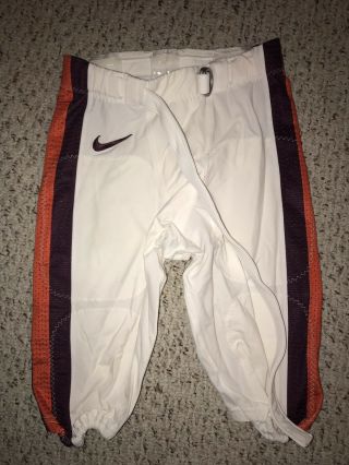 2014 Nike Virginia Tech Hokies 95 Nigel Williams Game Worn Football Pants