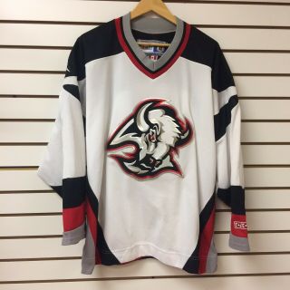Vintage Buffalo Sabres Hockey Jersey Size Large Ccm