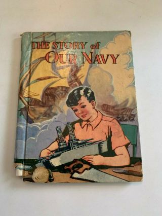 1942 The Story Of Our Navy By Constance Holland Mcloughlin Book