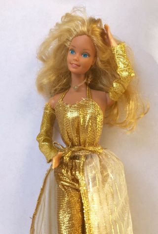 Golden Dream Barbie Doll 1980 Vintage Superstar Era 1874 Mattel