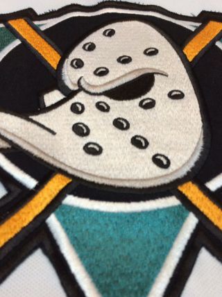 Vintage 90s CCM NHL Anaheim Mighty Ducks Hockey Jersey Disney Sewn Men SNAGS 3