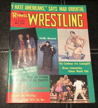 1966 The Ring Wrestling Andre The Giant Sexy Women Wrestlers Killer Kowalski Hof