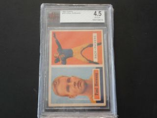 1957 Topps Football Paul Hornung Rookie Card 151 Bvg 4.  5 Vg - Ex,