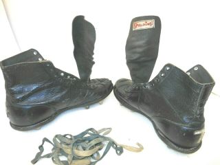 Spalding Black Leather 1940 