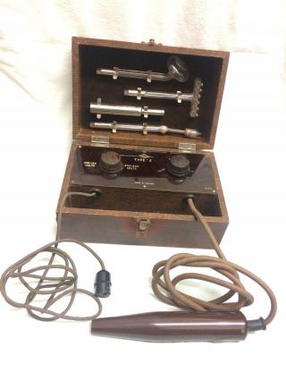 Urval Type E Electric Therapy Set,  Violet Ray,  From 1930’s