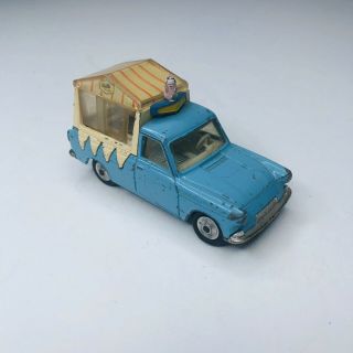 Rare Vintage Corgi Toys Walls Ice Cream Van On Ford Thames English Toy 1960s (a)