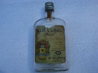 Vintage Crab Orchard Kentucky Bourbon Paper Label Whiskey Bottle Louisville,  Ky