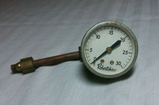 Vintage Robertshaw Pressure Gauge - 0 - 30 Psi
