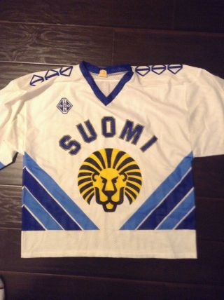 Vintage Finland Hockey Jersey Xl Tackla