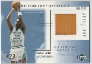Michael Jordan $$ Rare Vintage Game - Floor Unc College Basketball Card Bulls