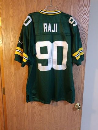 Green Bay Packers B.  J.  Raji 90 Sewn Reebok On Field Bowl Jersey Size 56 3