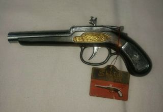 Vintage Shields Fifth Avenue Flintlock Lighter Gun Japan