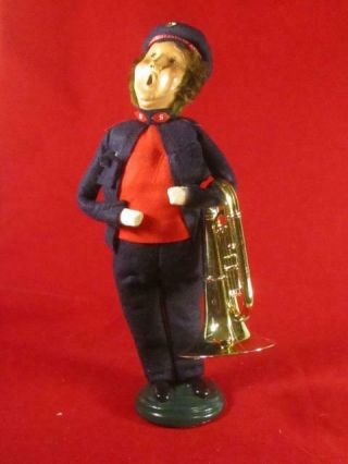 Vintage Byers Choice Salvation Army Caroler Man With Tuba 1998