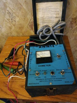 Vintage Annie Multi Phase Hermetic Analyzer Model A - 10 Compressor Winding.