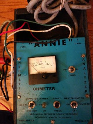 Vintage Annie Multi Phase Hermetic Analyzer Model A - 10 Compressor Winding. 2
