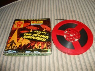 Vintage Columbia Pictures 8mm Film " Earth Vs.  The Flying Saucers " Box