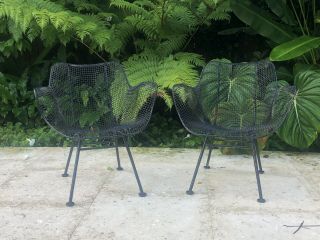 Russell Woodard Sculptura Mid Century Patio - Mesh Lounge Chairs