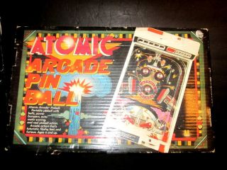 Vintage 1979 Tomy Atomic Arcade Battery Operated Pinball Game (great)