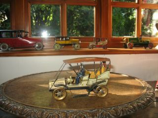 Antique 1910 Limousine Germany Tinplate Carette Gunthermann Wind Up Tin Toy Car