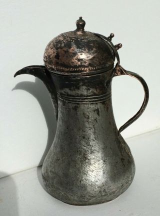 Rare And Extraordinary 17 Cm Antique Dallah Islamic Coffee Pot Bedouin 190 Grams