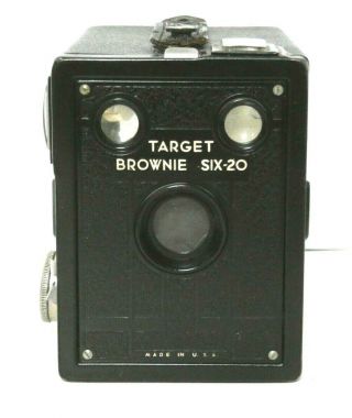 Vintage Kodak Target Brownie Six - 20 Box Camera Photo Photography Pictures