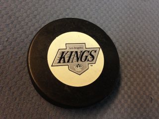Vintage Rare Los Angeles Kings Official Nhl Hockey Puck Wayne Gretzky 1980s