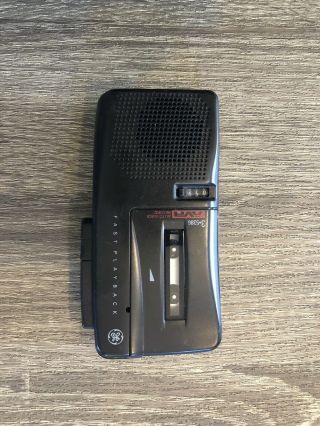 Ge Fast Playback Microcassette Auto Voice Recorder Avr 3 - 5386a Vintage Cassette