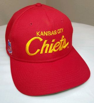 Vintage Kansas City Chiefs Sports Specialties Snapback Hat 2
