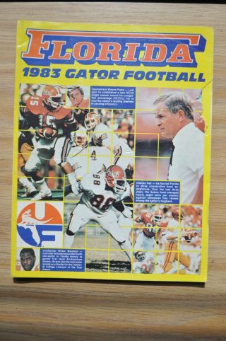 1983 University Of Florida Football Press Guide