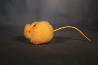 Vintage Steiff White Mouse Made In Germany