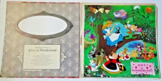 Vintage - Walt Disney ' s ALICE IN WONDERLAND Vinyl LP & Picture Book - 1962 2