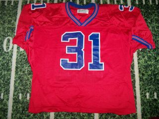 Vtg Powers Game Worn Football Jersey High School College Great For Jock