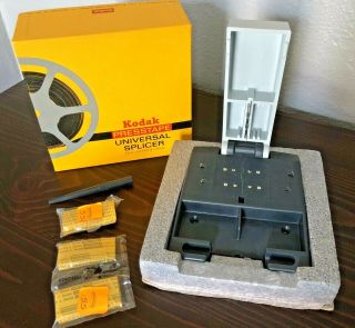 Kodak Presstape Movie Splicer For 8mm And 16mm Film Box Vintage