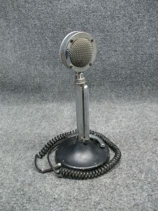Vintage Astatic D - 104 Microphone With Base Element Mc - 320