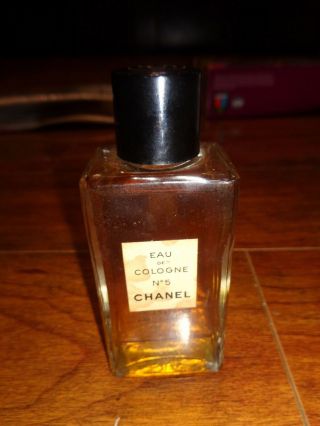 Chanel Eau De Cologne No.  5 2 Fl.  Oz Vintage 1960 