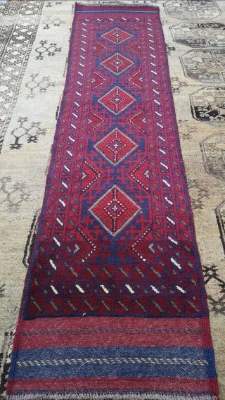Antique Afghan Kilim iRug,  Hand dyed Hand Woven Traditional Wool Rug 2