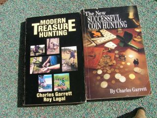 Two Metal Detecting Books - Charles Garrett,  Roy Lagal - Paperbacks - Coin - Treas