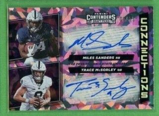 Trace Mcsorley 2019 Contenders Cracked Ice Auto 9/23 Jersey Numbered Sanders Psu