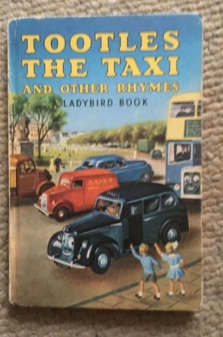 Vintage Ladybird Tootles The Taxi Book Series 413 Matt Board 24p Net