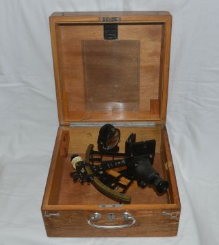 Ww2 German Third Reich Sextant,  C.  Plath,  Hamburg.