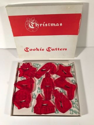 Vintage Christmas Educational Products Company Cookies Cutter Box